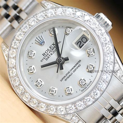 white band rolex watch